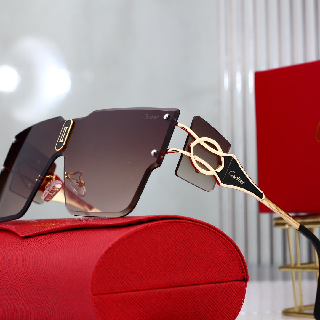 2024 Fashionable HD Frameless Sunglasses