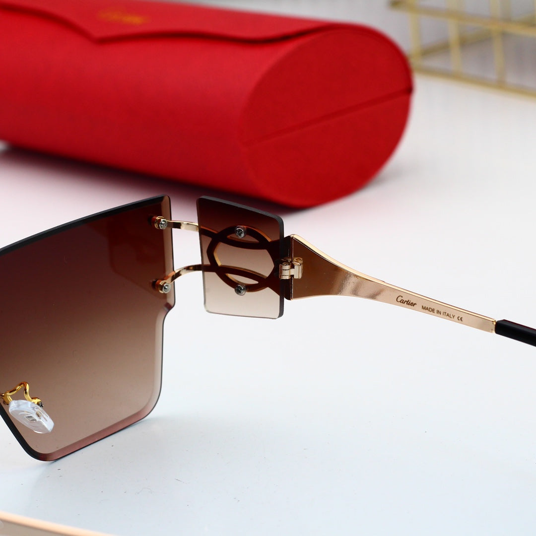 2024 Fashionable HD Frameless Sunglasses