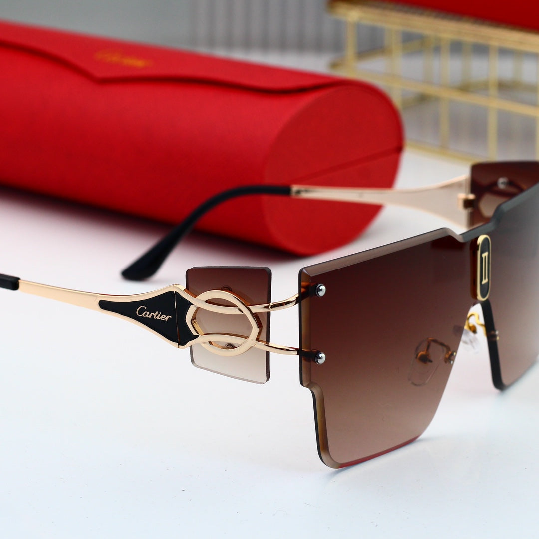 2024 Fashionable HD Frameless Sunglasses