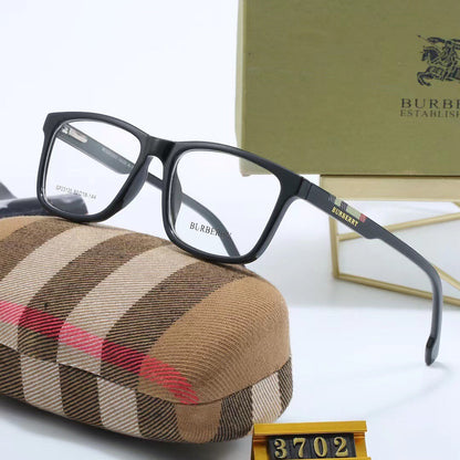 2026 Fashion plaid temples glasses