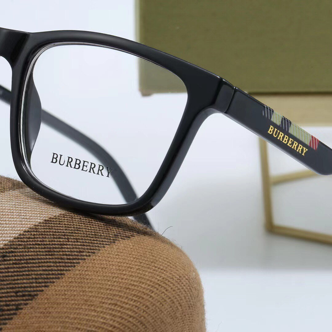 2026 Fashion plaid temples glasses