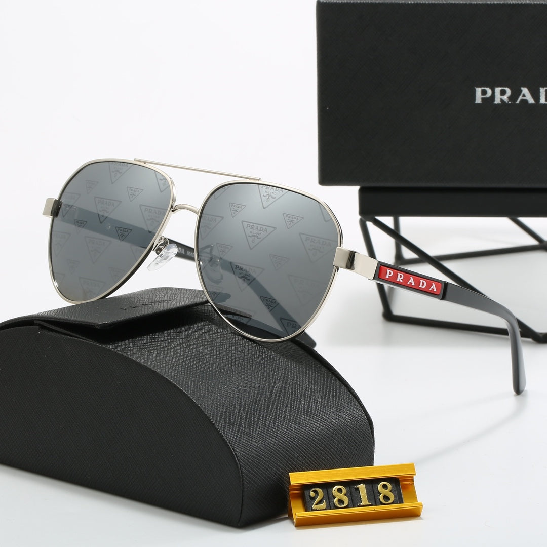 2025 Double Bridge Metal Cool sunglasses