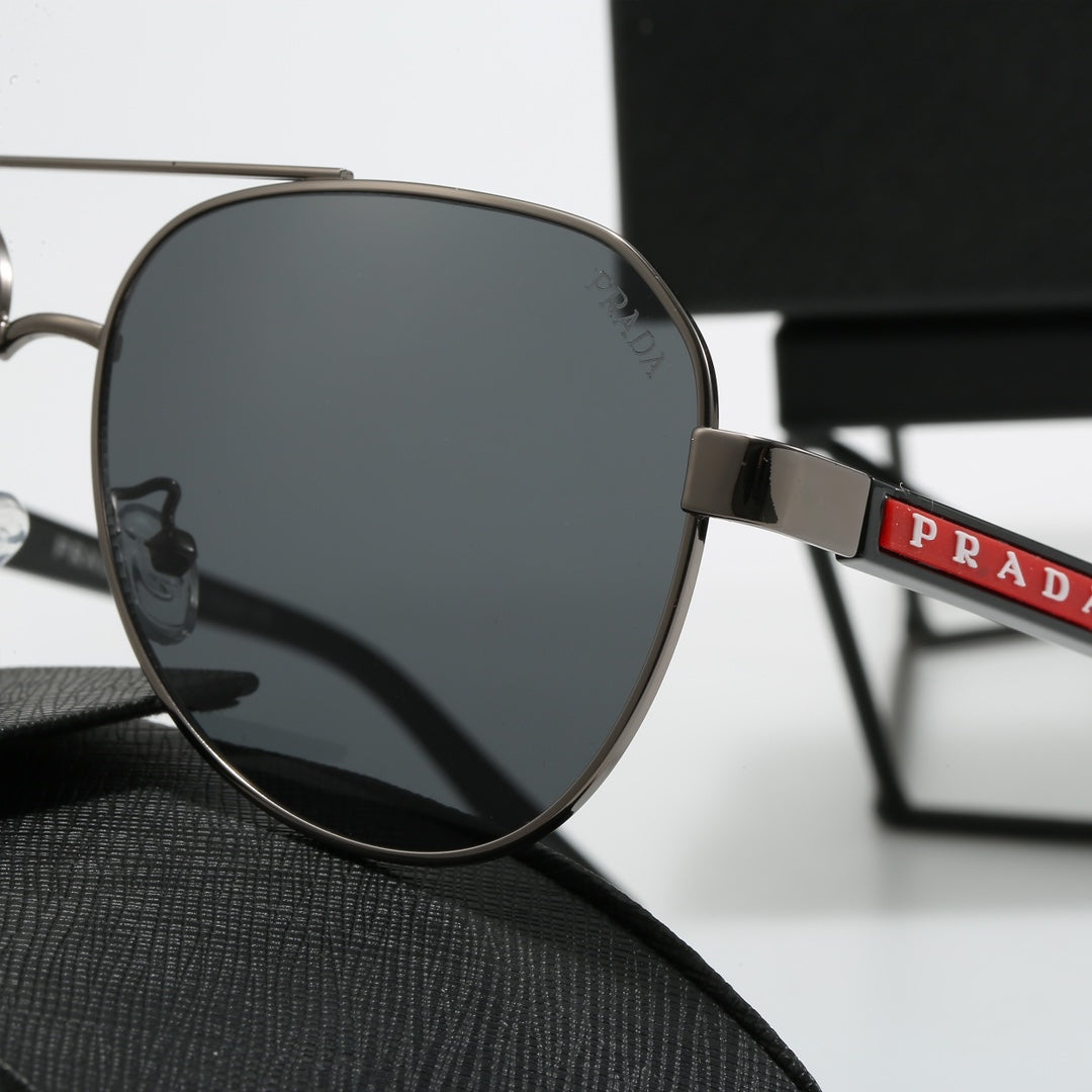 2025 Double Bridge Metal Cool sunglasses