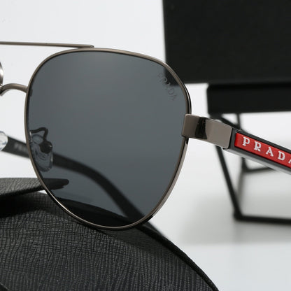 2025 Double Bridge Metal Cool sunglasses