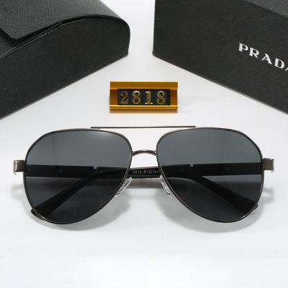 2025 Double Bridge Metal Cool sunglasses