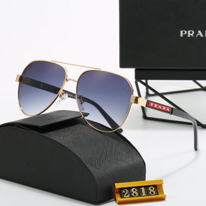 2025 Double Bridge Metal Cool sunglasses