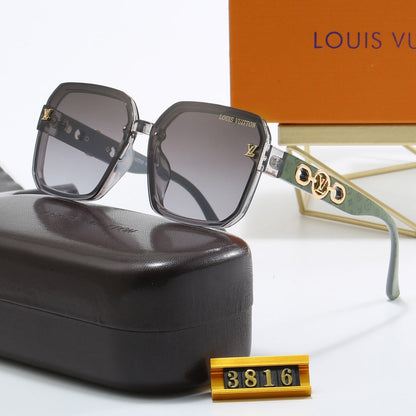2026 Retro Embossed Temples Sunglasses