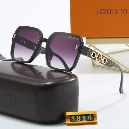 2026 Retro Embossed Temples Sunglasses