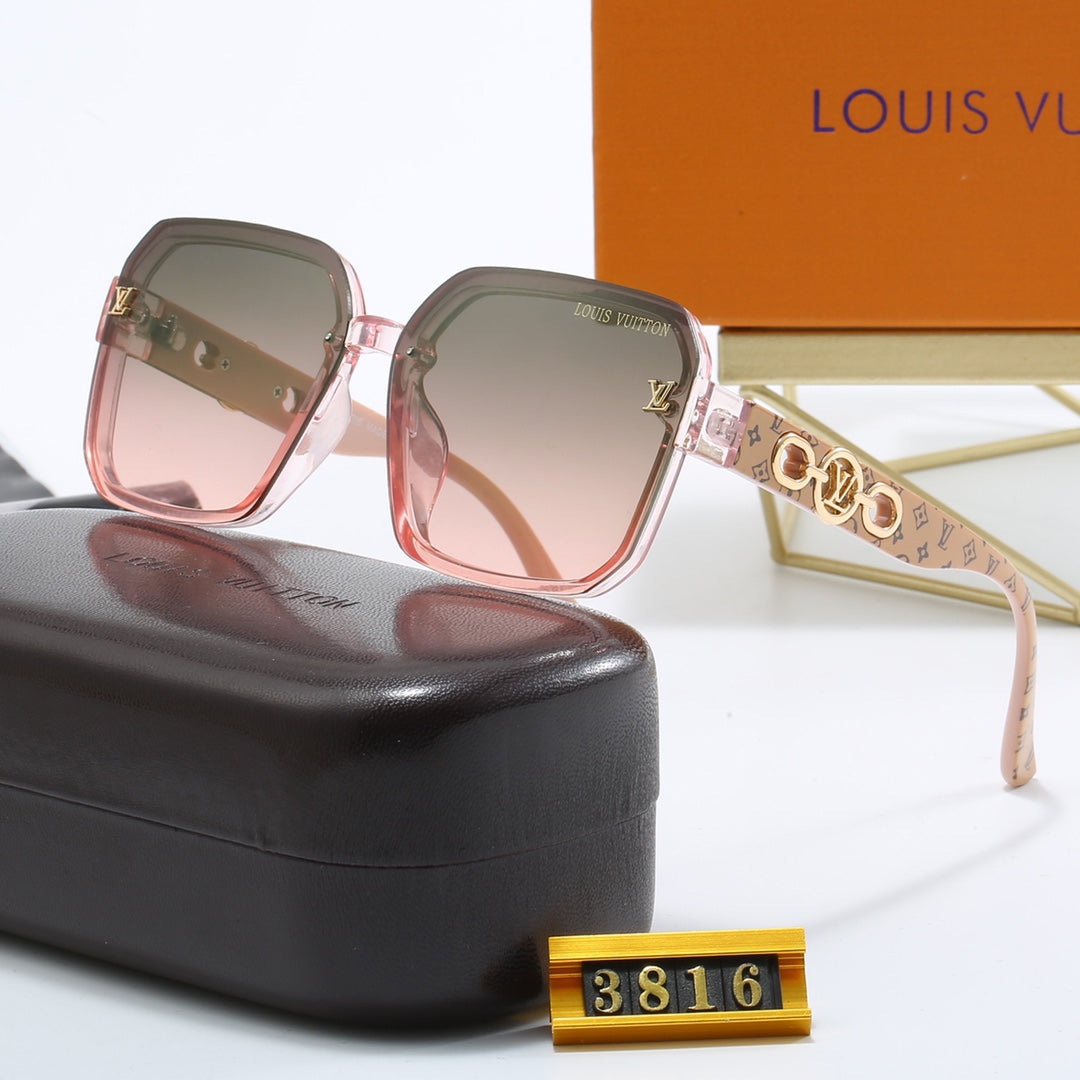 2026 Retro Embossed Temples Sunglasses