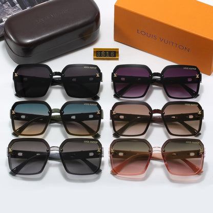 2026 Retro Embossed Temples Sunglasses