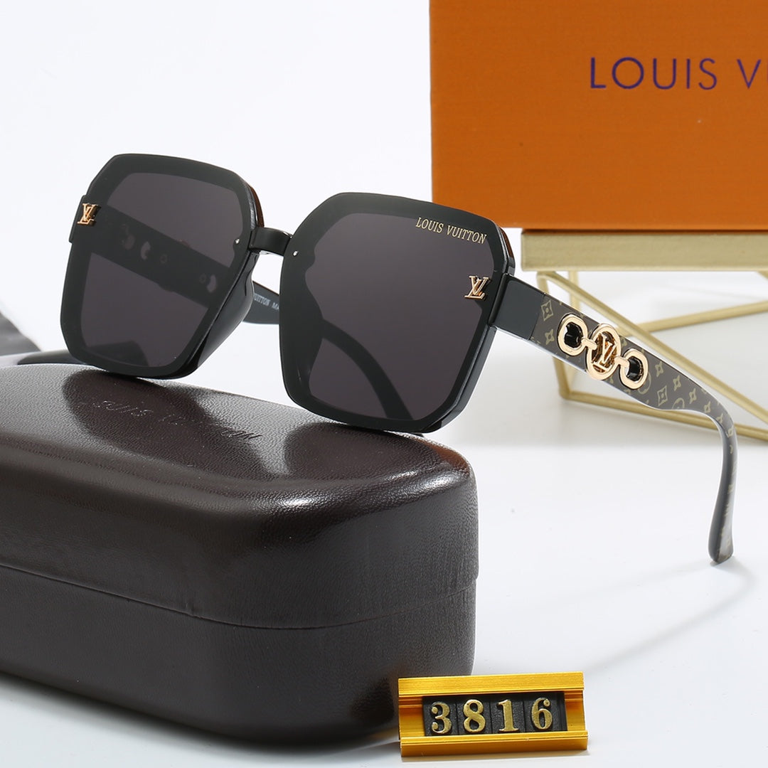 2026 Retro Embossed Temples Sunglasses
