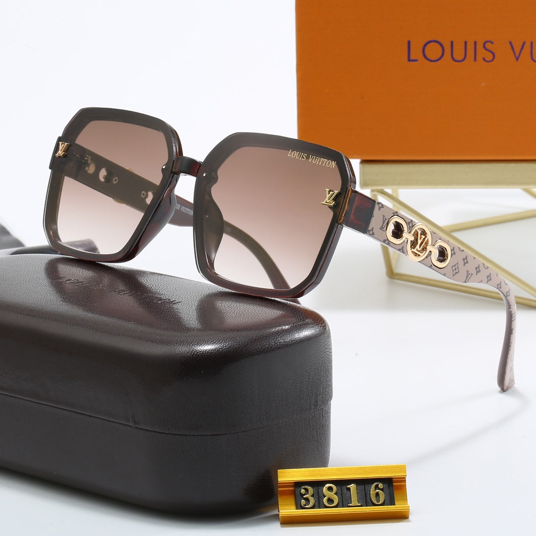 2026 Retro Embossed Temples Sunglasses