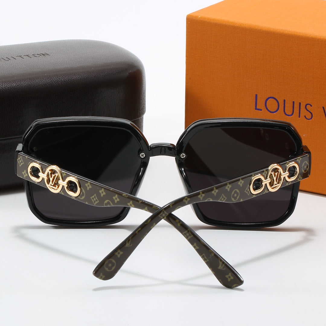 2026 Retro Embossed Temples Sunglasses