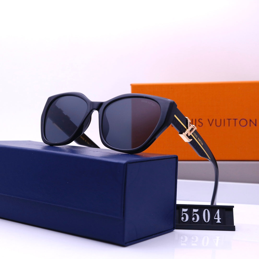 2026 Fashion HD Metal Logo Frame Sunglasses