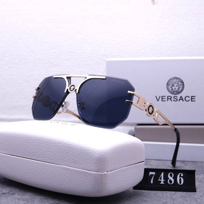 2026 Stylish Emblem Rimless Sunglasses