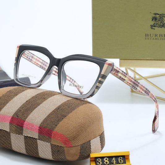 2026 Fashionable Cat Eye Check Glasses