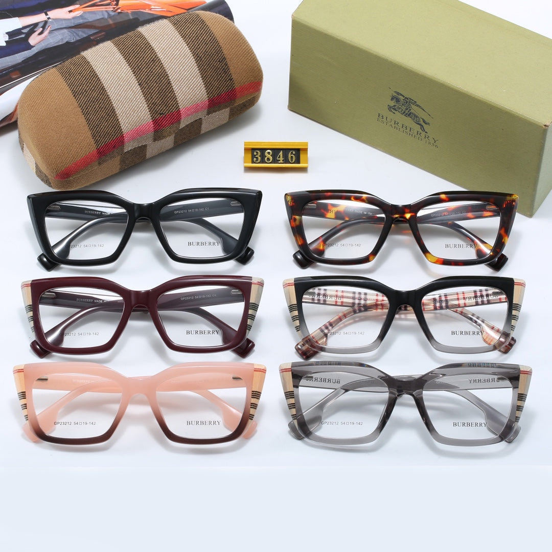 2026 Fashionable Cat Eye Check Glasses