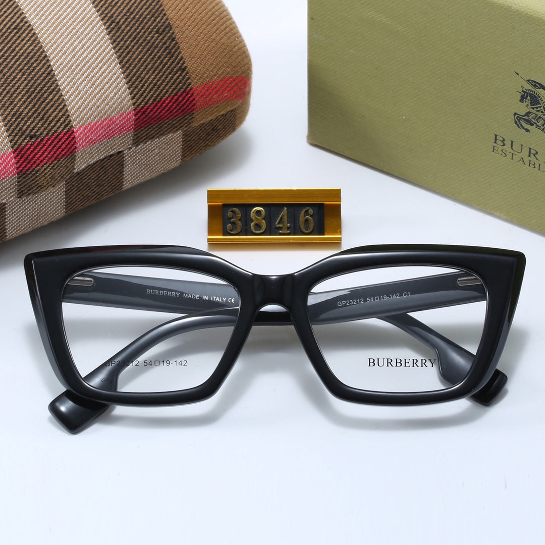 2026 Fashionable Cat Eye Check Glasses