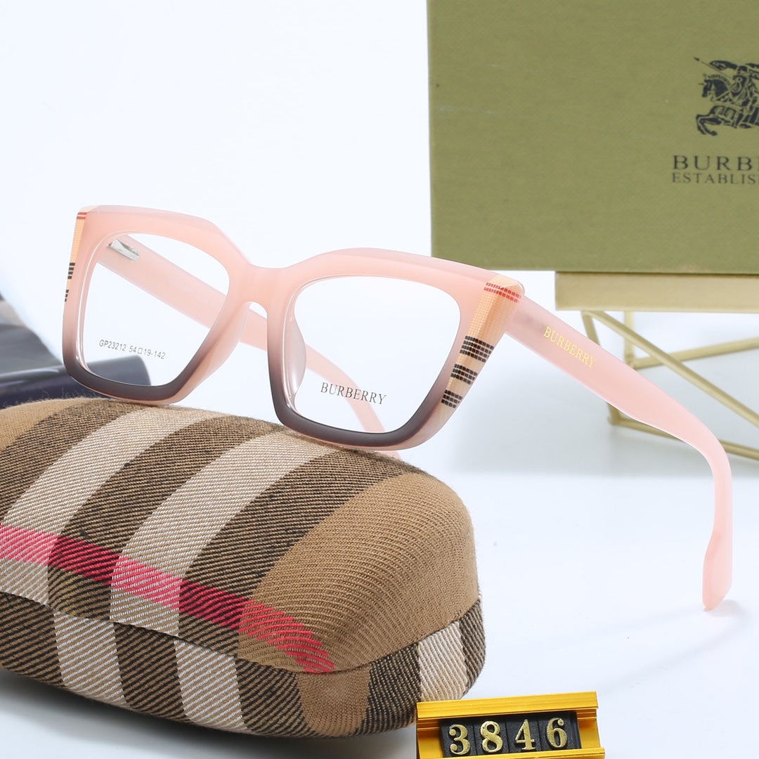 2026 Fashionable Cat Eye Check Glasses