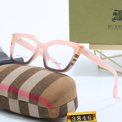 2026 Fashionable Cat Eye Check Glasses