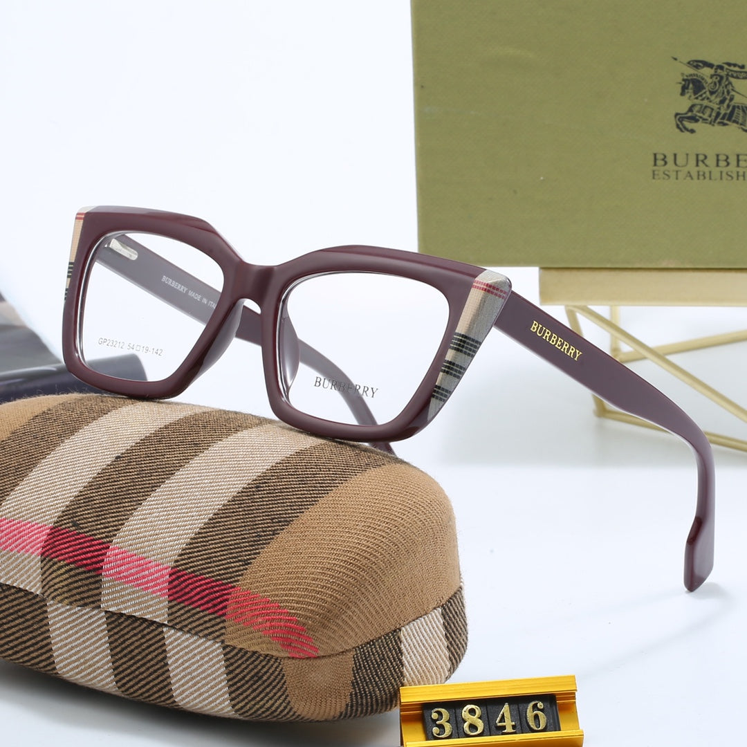 2026 Fashionable Cat Eye Check Glasses