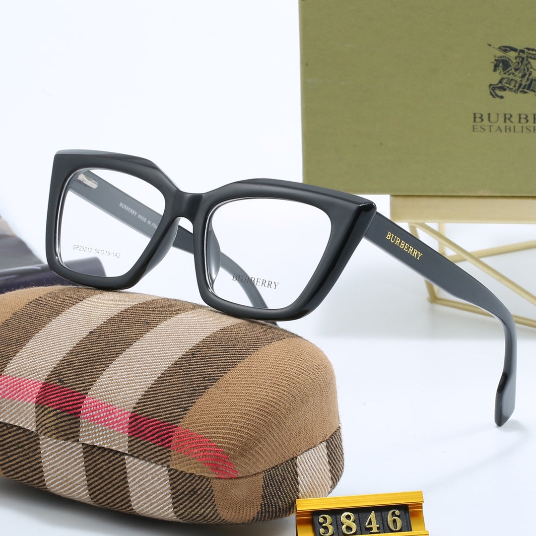 2026 Fashionable Cat Eye Check Glasses