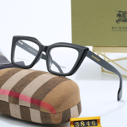 2026 Fashionable Cat Eye Check Glasses