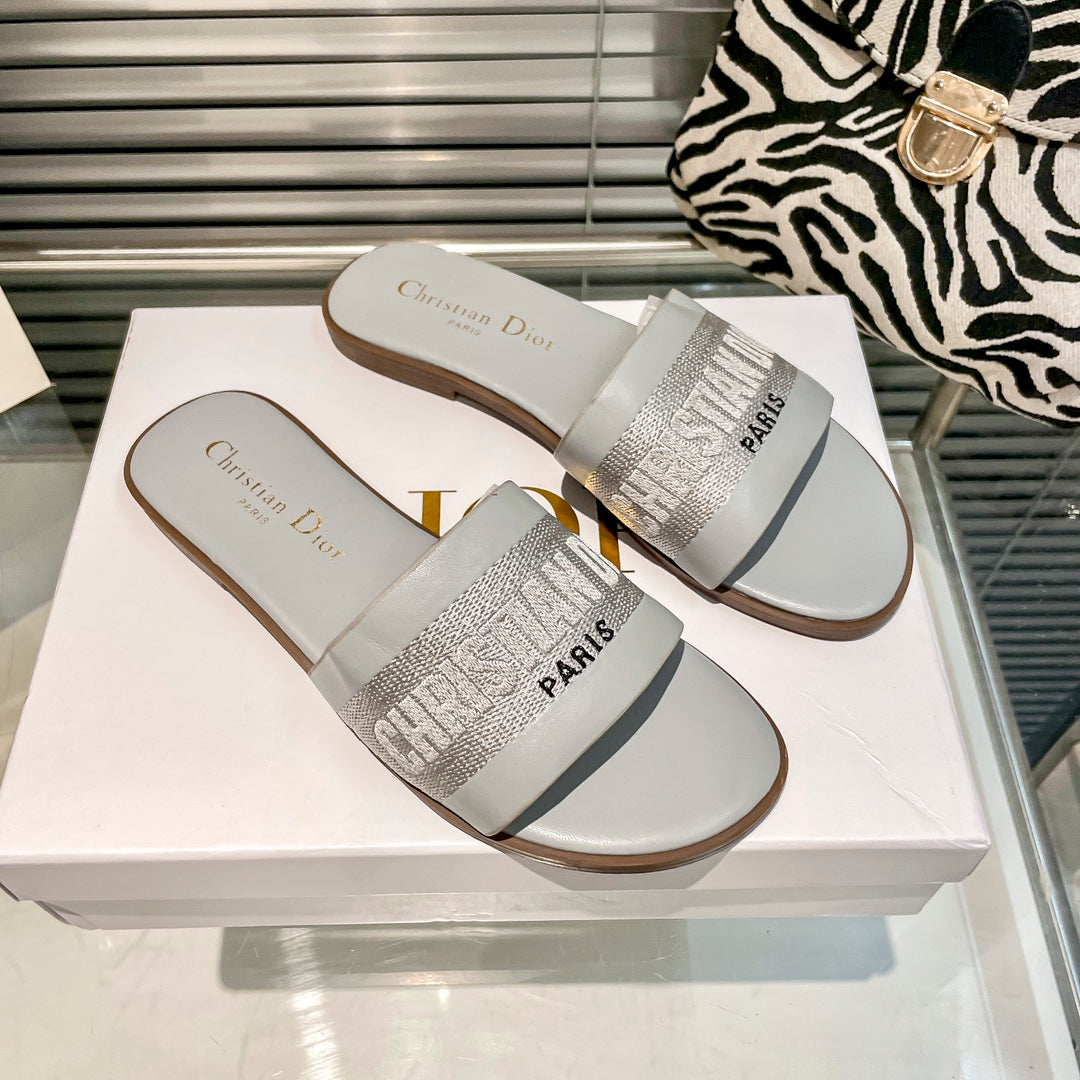 Solid Colors Calfskin and Slippers