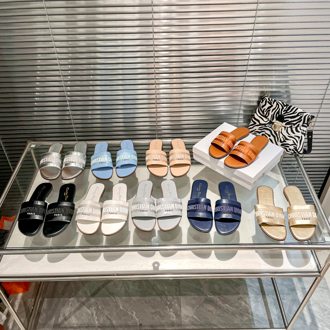Solid Colors Calfskin and Slippers