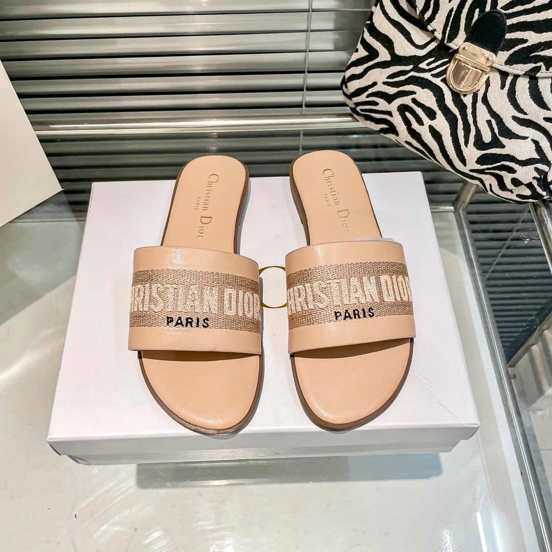 Solid Colors Calfskin and Slippers