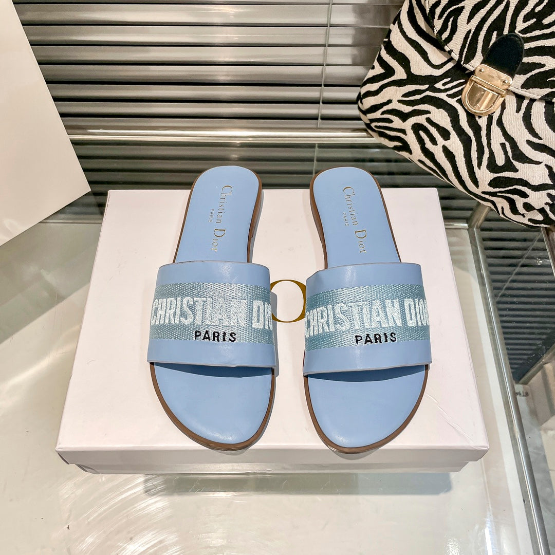Solid Colors Calfskin and Slippers