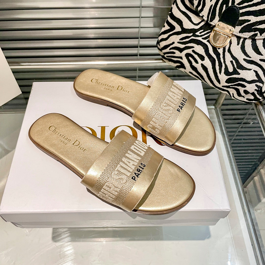 Solid Colors Calfskin and Slippers