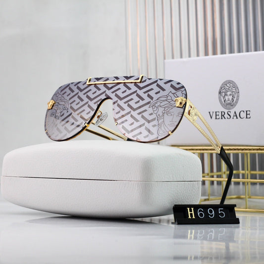 2026 Retro Watermark Pattern Sunglasses