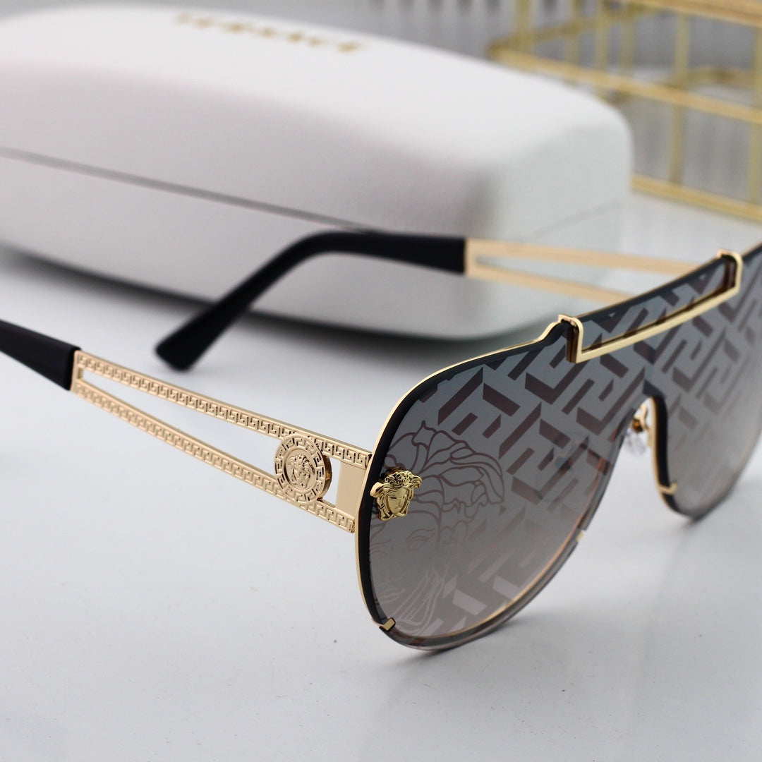 2026 Retro Watermark Pattern Sunglasses
