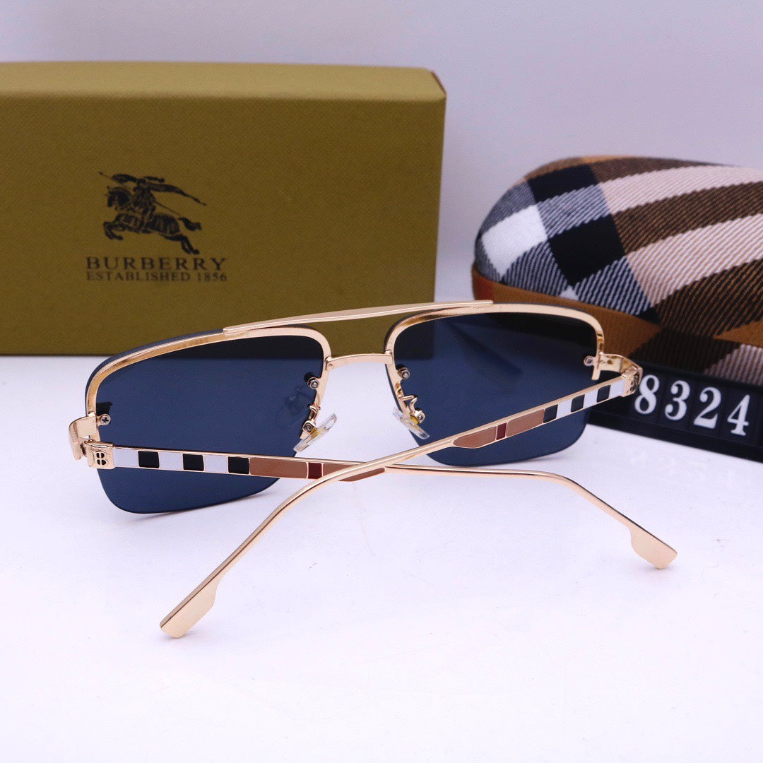 2026 New Neutral Metal Watermark Sunglasses