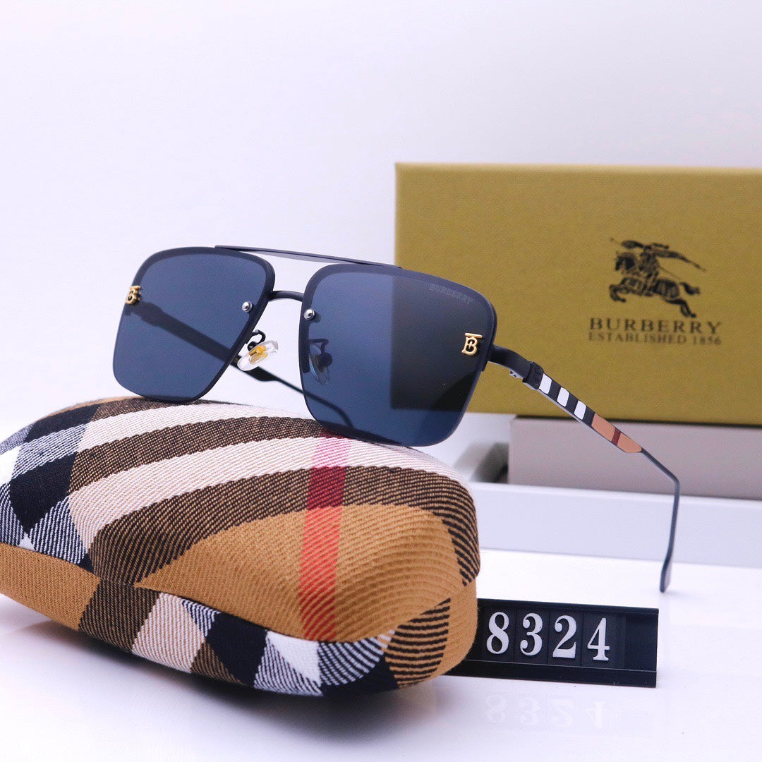 2026 New Neutral Metal Watermark Sunglasses