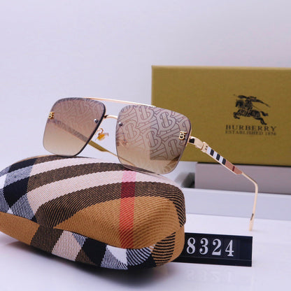 2026 New Neutral Metal Watermark Sunglasses