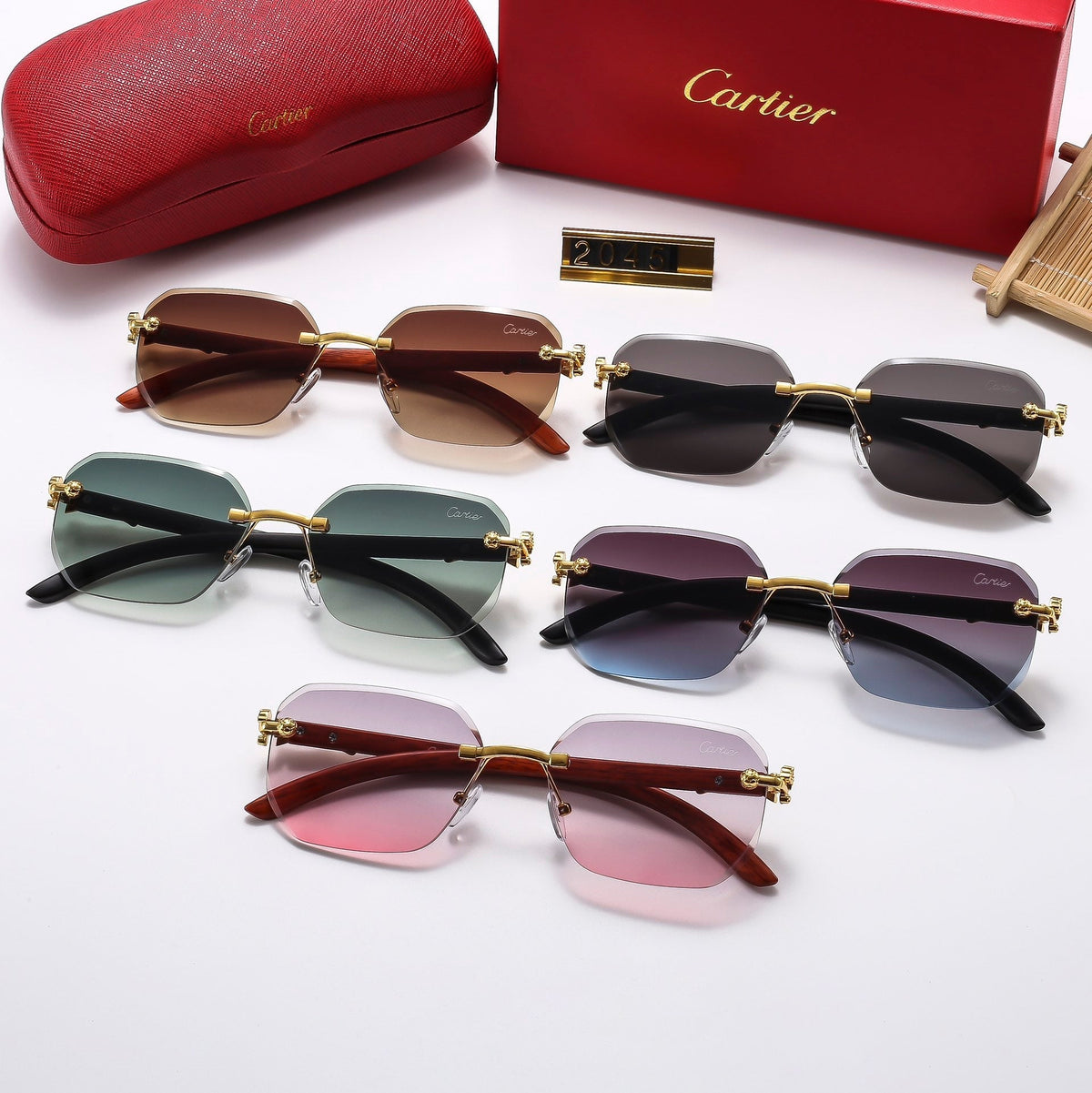 2026 5 colors fashion sunglasses 2044