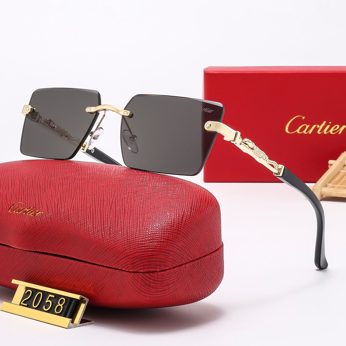 2026 5 colors fashion sunglasses 2058