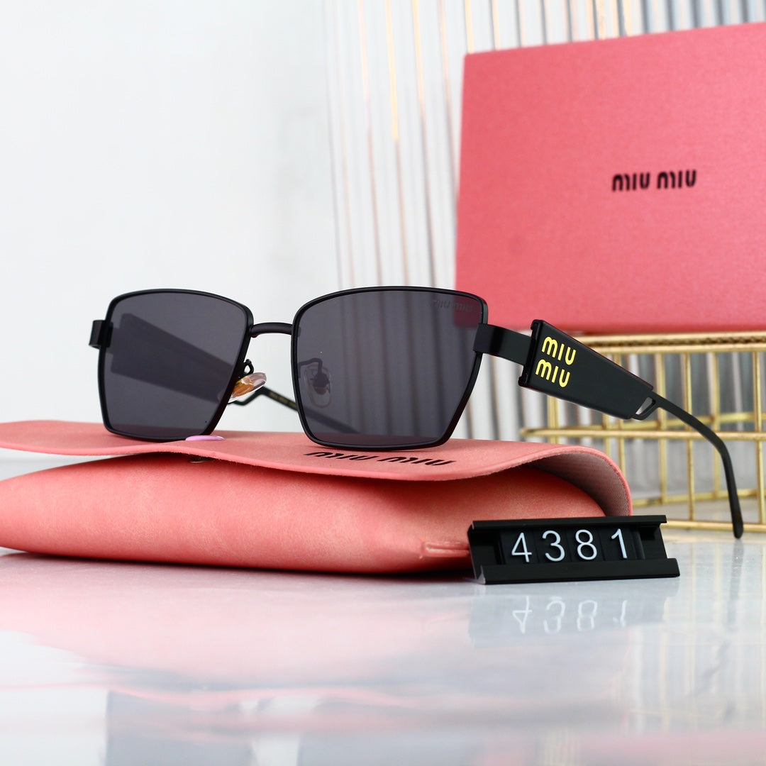 2026 Retro HD Wide-rim Rectangular Sunglasses
