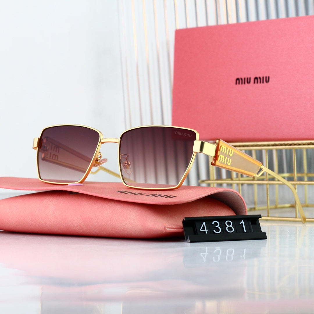 2026 Retro HD Wide-rim Rectangular Sunglasses