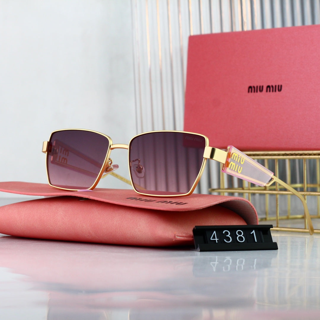2026 Retro HD Wide-rim Rectangular Sunglasses