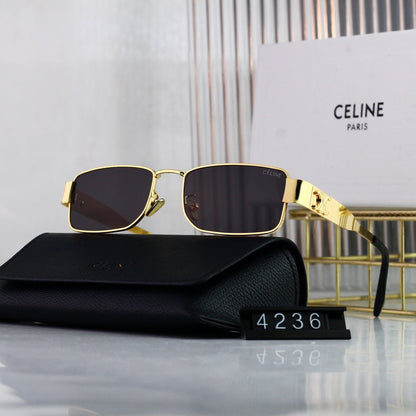 2026 Retro Square Metal Arc de Triomphe Sunglasses