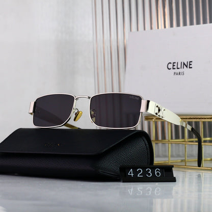 2026 Retro Square Metal Arc de Triomphe Sunglasses