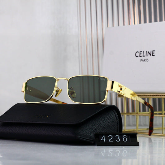 2026 Retro Square Metal Arc de Triomphe Sunglasses