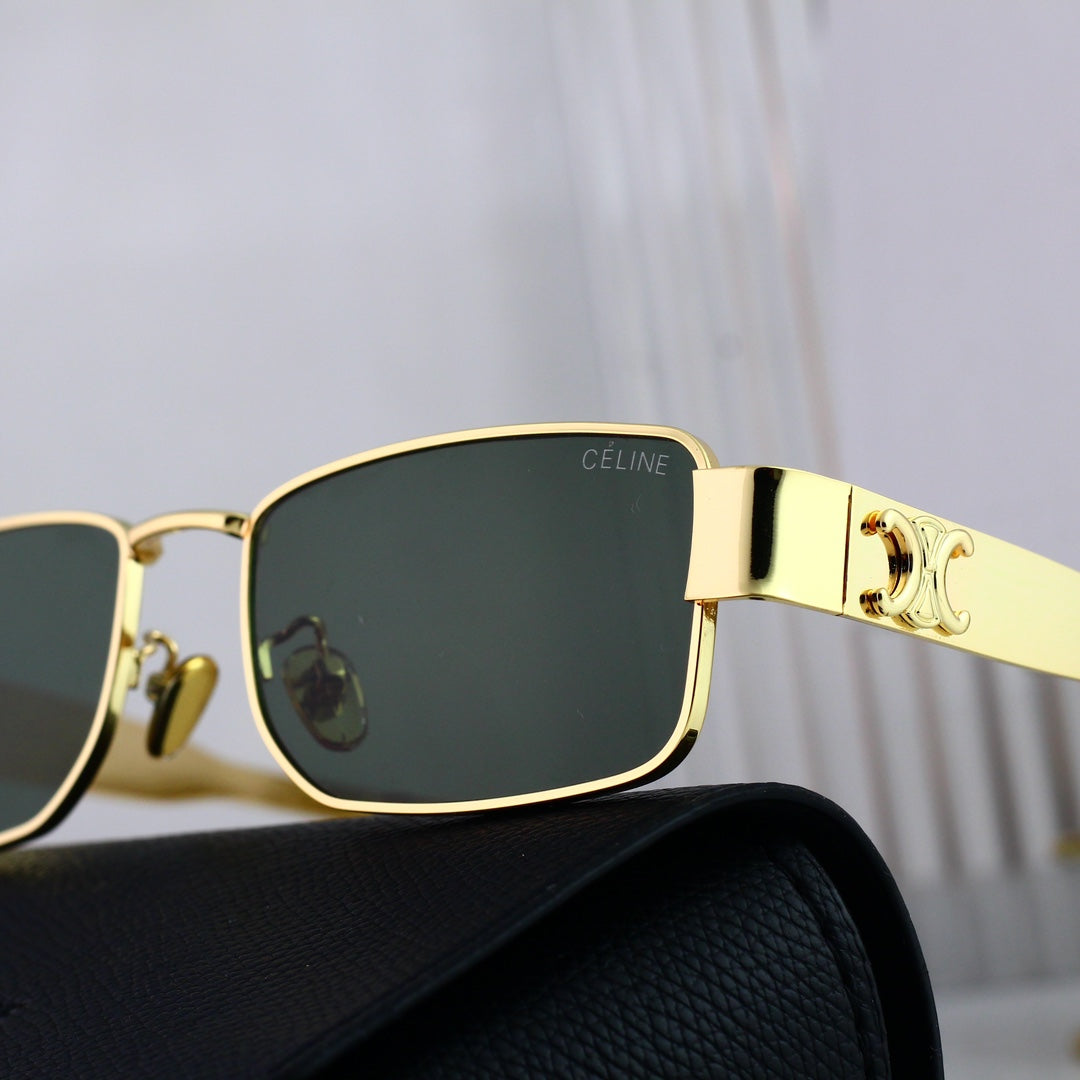 2026 Retro Square Metal Arc de Triomphe Sunglasses