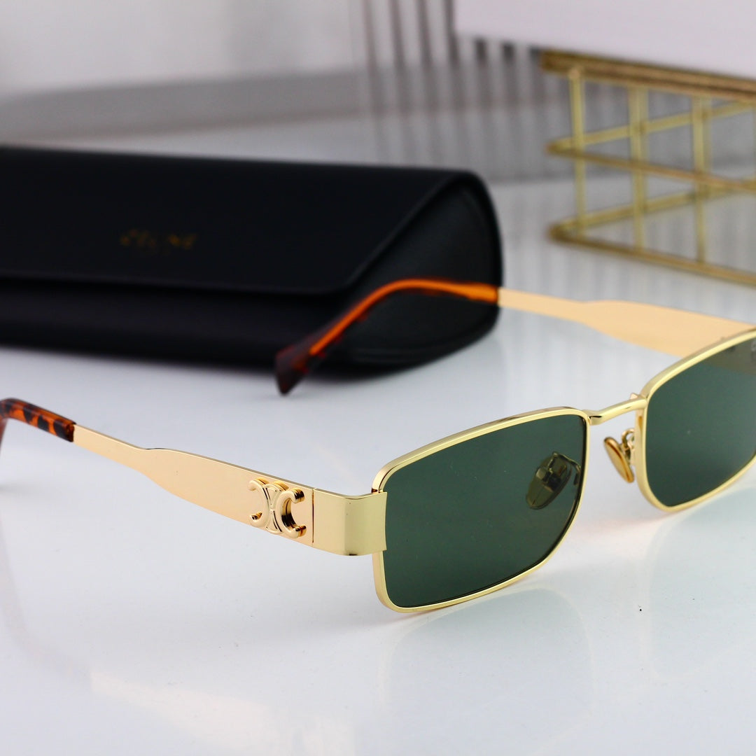2026 Retro Square Metal Arc de Triomphe Sunglasses