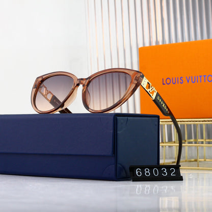 2026 New Cat-Eye Metal Hollow Logo Sunglasses