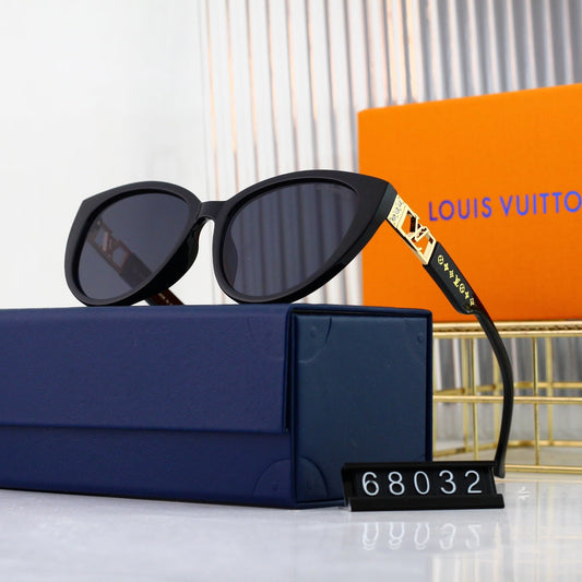 2026 New Cat-Eye Metal Hollow Logo Sunglasses