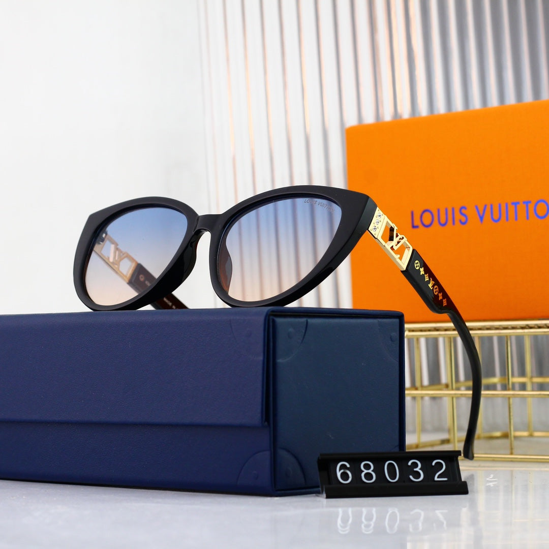 2026 New Cat-Eye Metal Hollow Logo Sunglasses